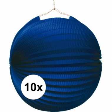 10 keer lampionnen blauw 0