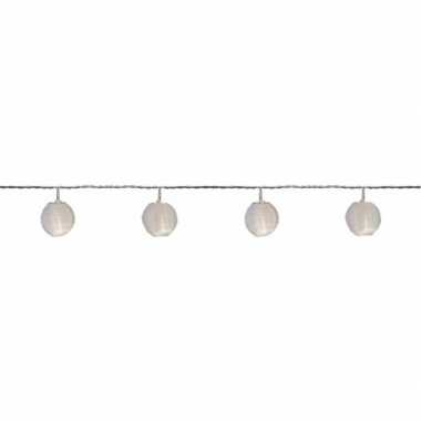 2 keer buiten feestverlichting lichtsnoer witte lampionnen 7,2 m