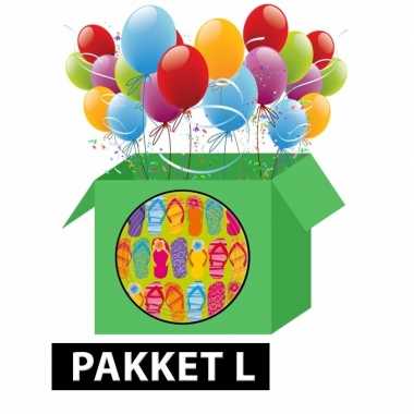 Zomer thema tafel/versiering pakket l