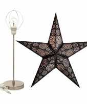 Decoratie kerstster marrakesh 60 cm inclusief tafellamp lamp standaard